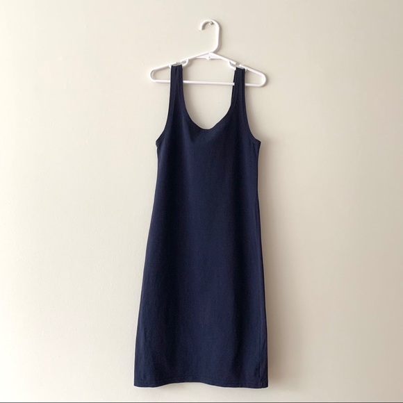 H&M Navy Blue Bodycon Dress - Picture 2 of 4